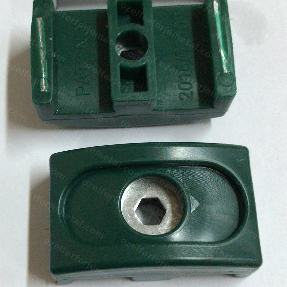 30X50 PLASTİK KAPLI METAL PANEL ÇİT KLİPSİ